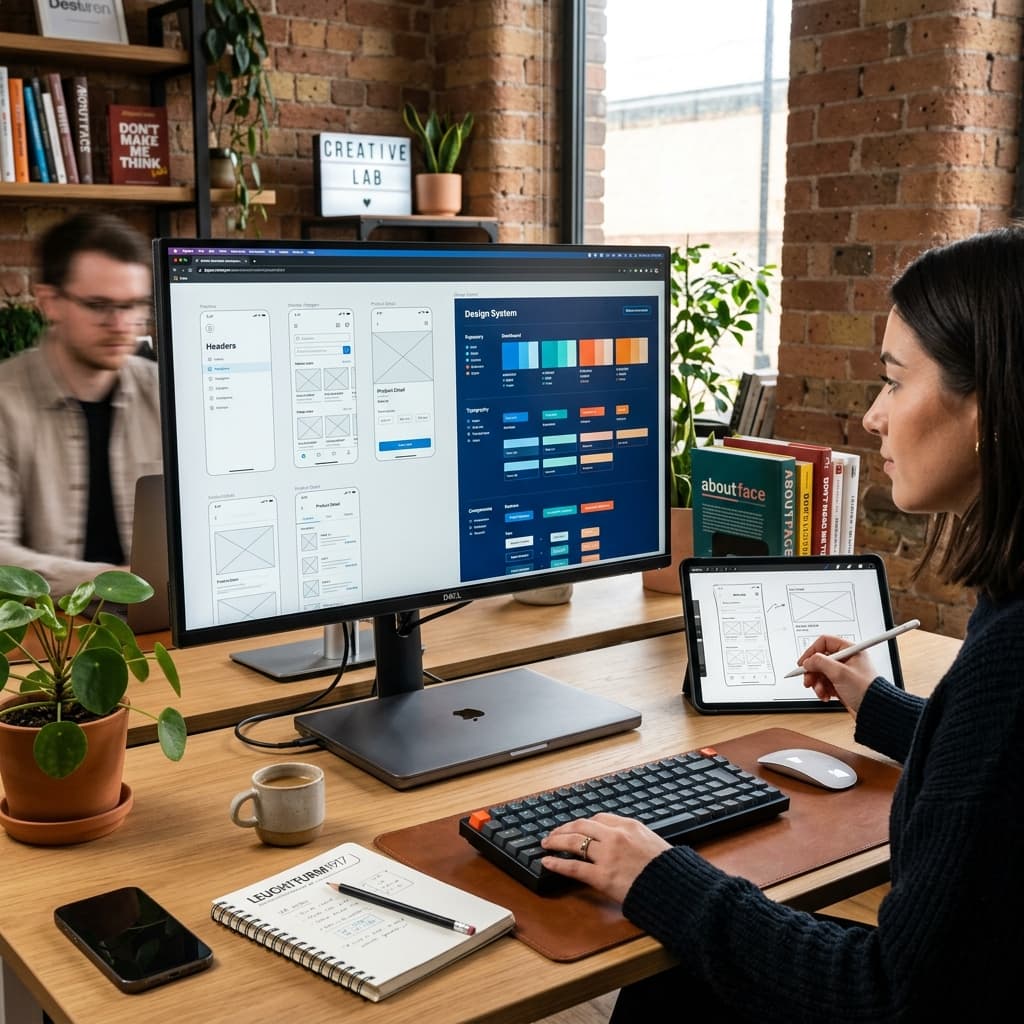 UI/UX Design visual